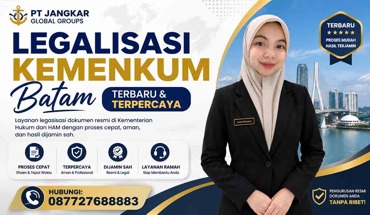 Legalisasi Kemenkum Batam Terbaru dan Terpercaya