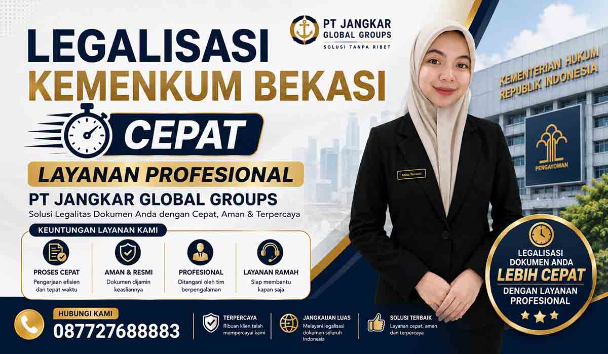 Legalisasi Kemenkum Bekasi Cepat Layanan Profesional