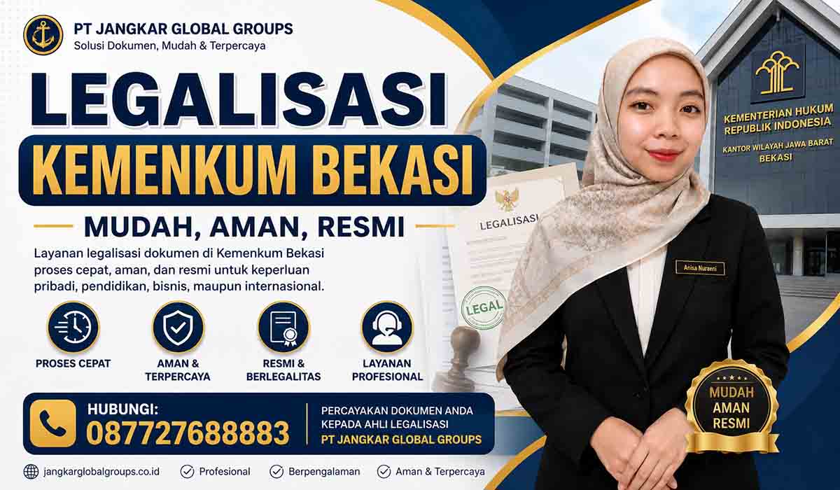 Legalisasi Kemenkum Bekasi Mudah, Aman, Resmi