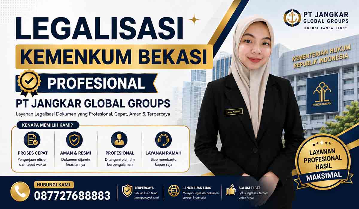 Legalisasi Kemenkum Bekasi Profesional