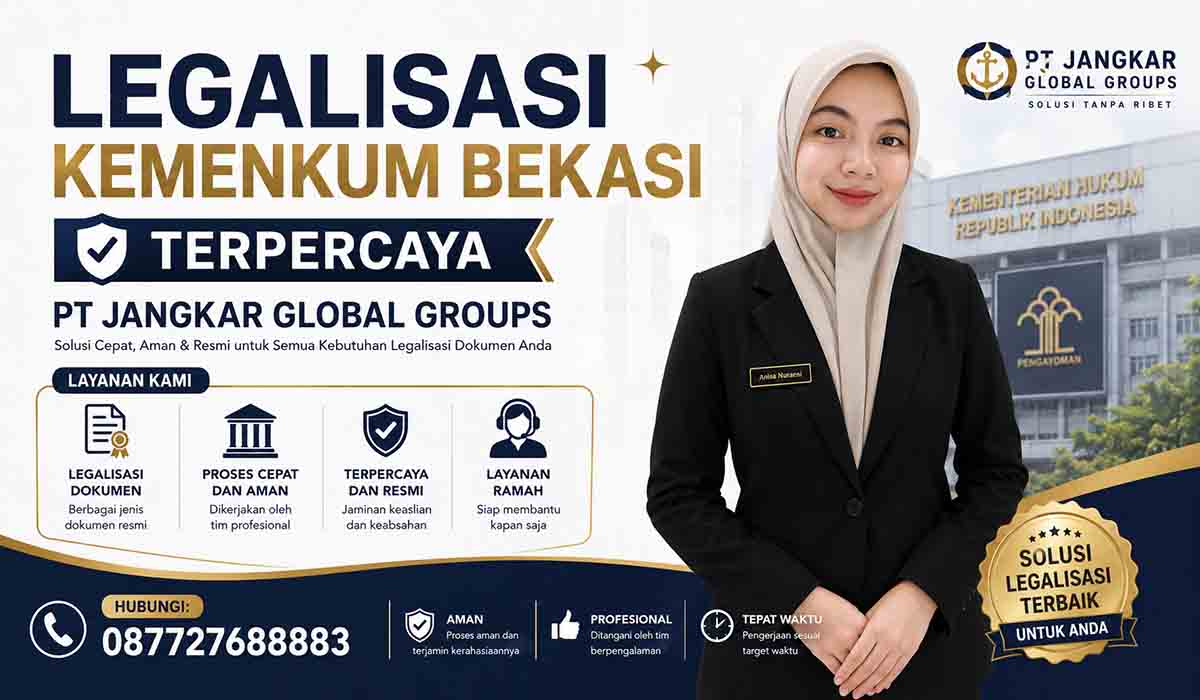 Legalisasi Kemenkum Bekasi Terpercaya