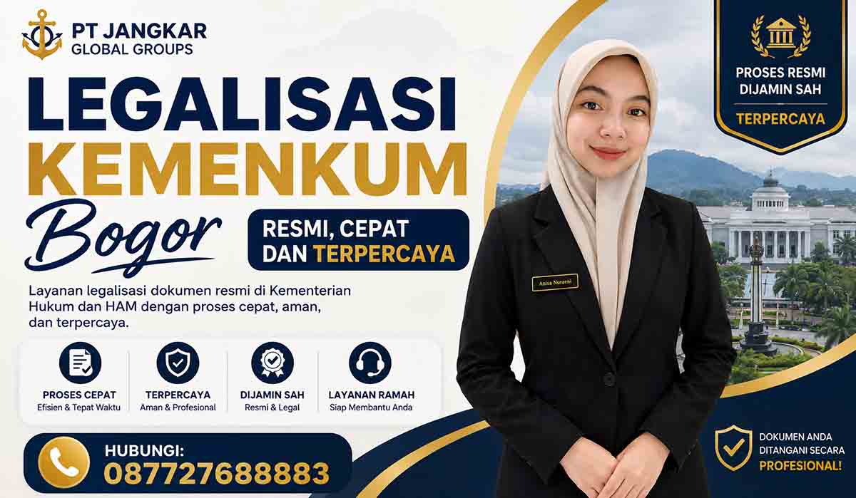 Legalisasi Kemenkum Bogor Resmi, Cepat dan Terpercaya