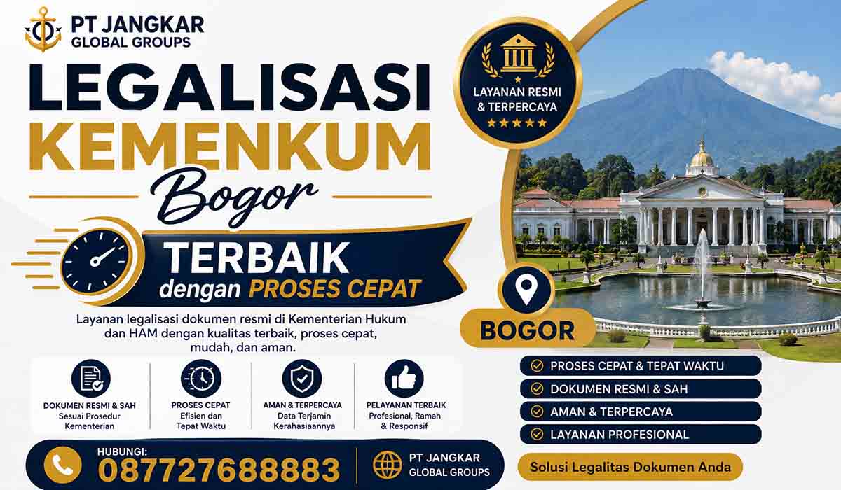 Legalisasi Kemenkum Bogor Terbaik dengan Proses Cepat