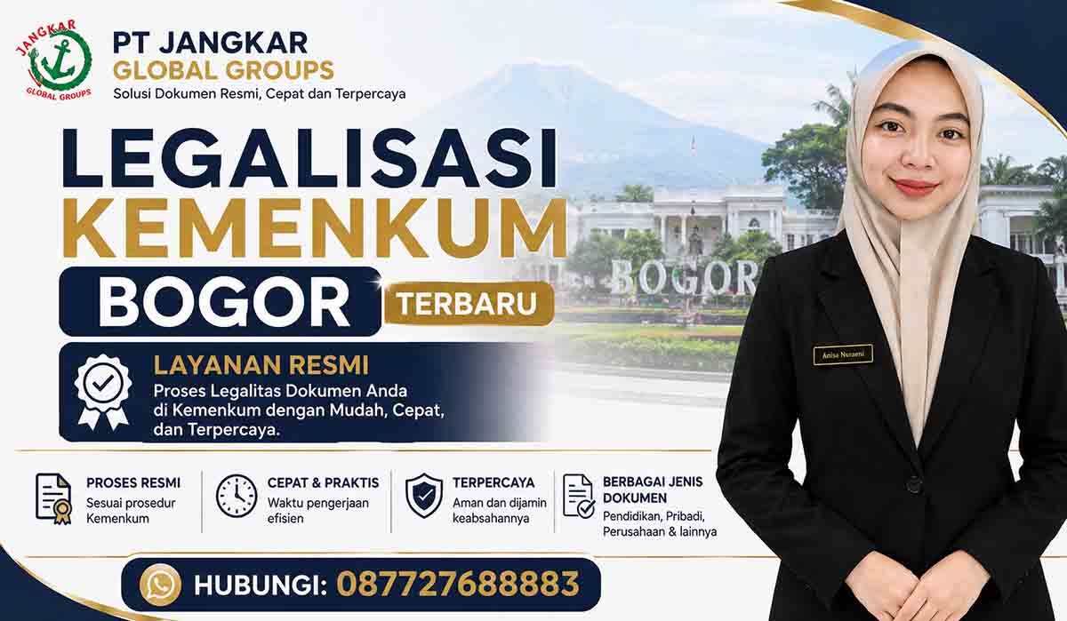 Legalisasi Kemenkum Bogor Terbaru Layanan Resmi