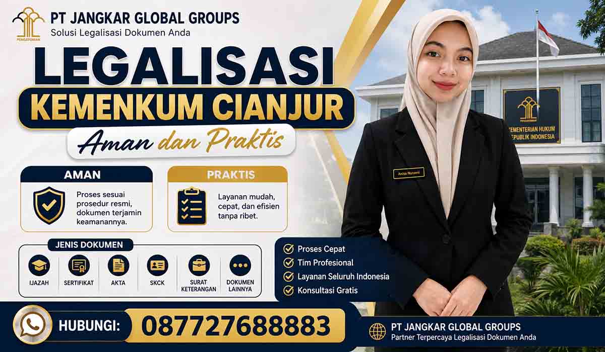 Legalisasi Kemenkum Cianjur Aman dan Praktis