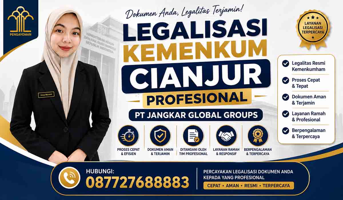 Legalisasi Kemenkum Cianjur Profesional
