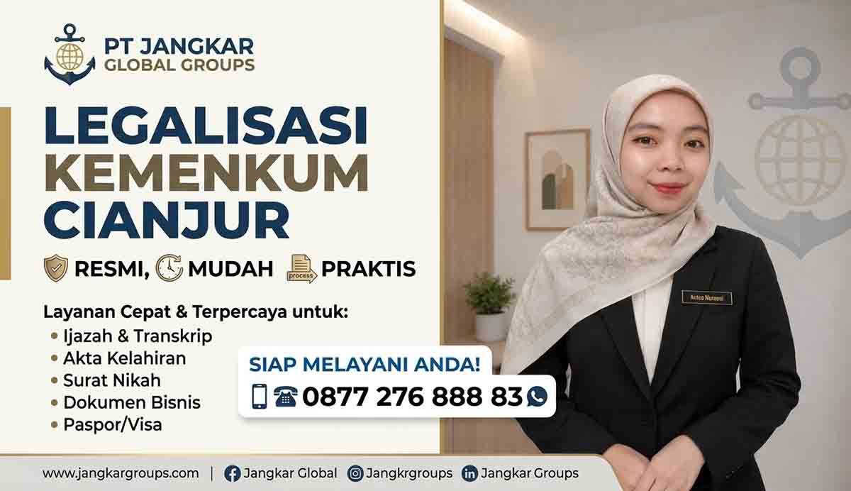 Legalisasi Kemenkum Cianjur Resmi, Mudah dan Praktis
