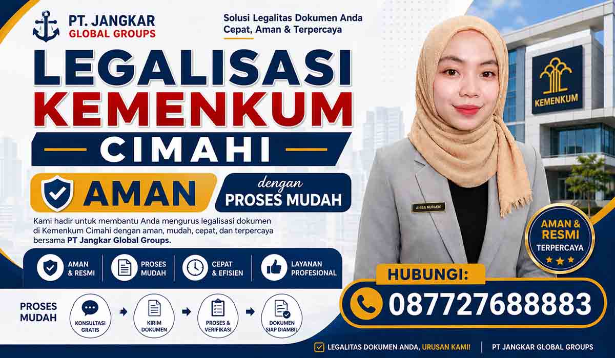 Legalisasi Kemenkum Cimahi Aman dengan Proses Mudah