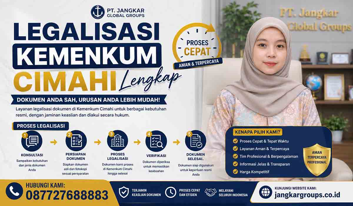 Legalisasi Kemenkum Cimahi Lengkap dengan Proses Cepat