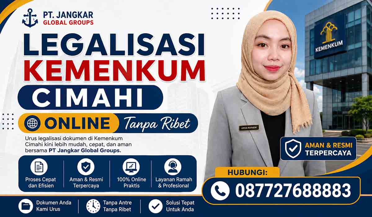 Legalisasi Kemenkum Cimahi Online Tanpa Ribet