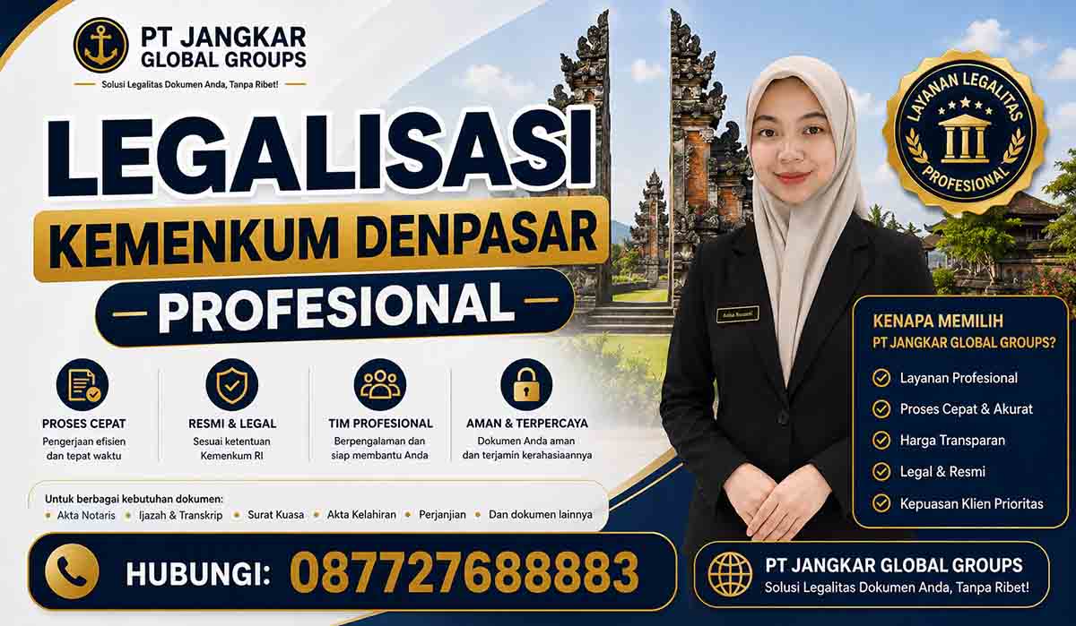 Legalisasi Kemenkum Denpasar Profesional