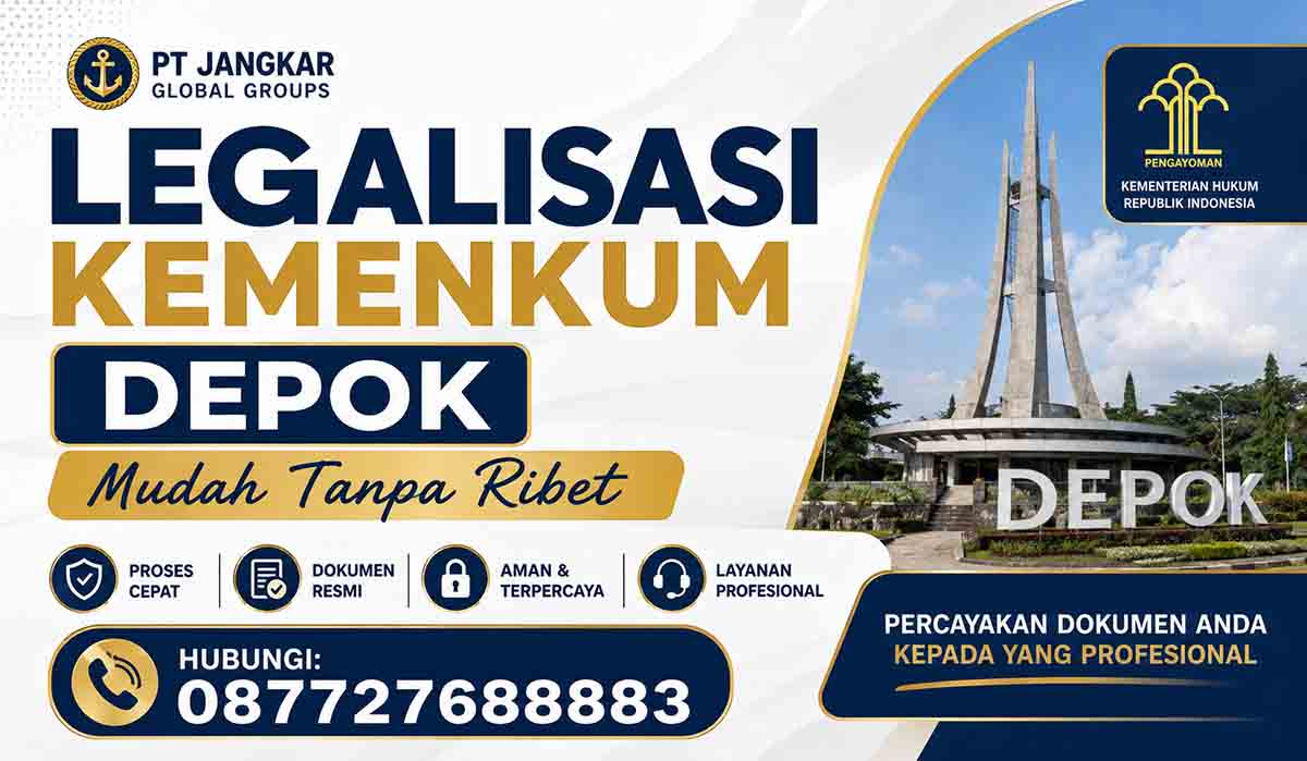 Legalisasi Kemenkum Depok Mudah Tanpa Ribet