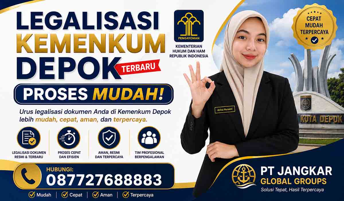 Legalisasi Kemenkum Depok Terbaru Proses Mudah