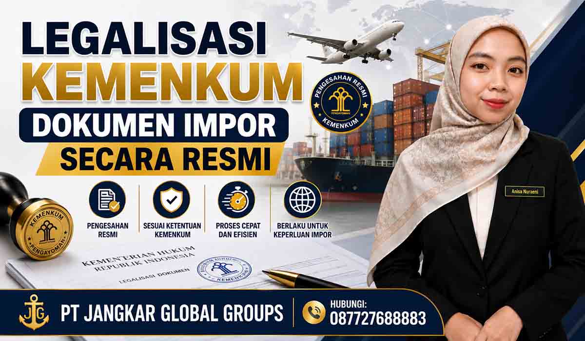 Legalisasi Kemenkum Dokumen Impor Secara Resmi
