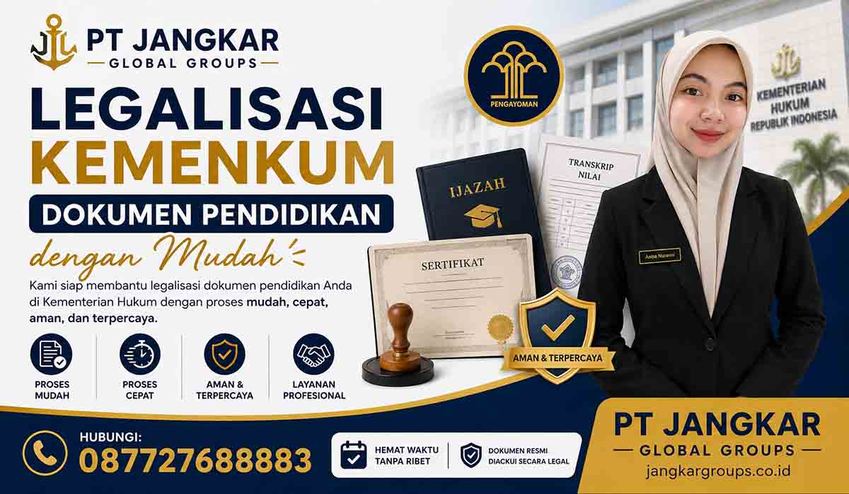 Legalisasi Kemenkum Dokumen Pendidikan dengan Mudah