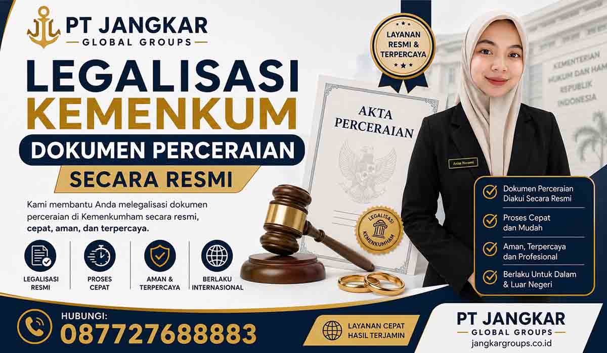 Legalisasi Kemenkum Dokumen Perceraian Secara Resmi
