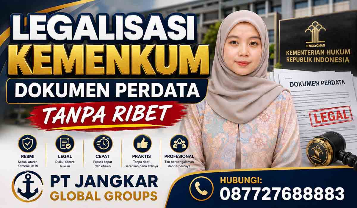 Legalisasi Kemenkum Dokumen Perdata Tanpa Ribet