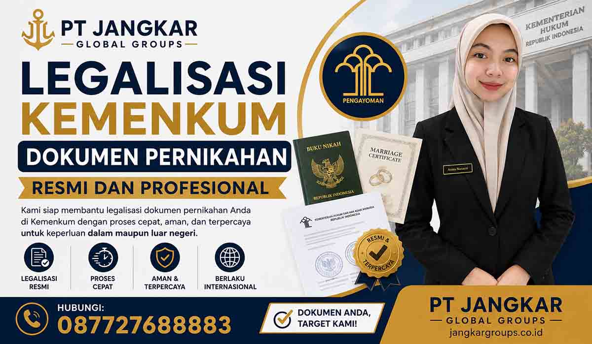 Legalisasi Kemenkum Dokumen Pernikahan Resmi dan Profesional