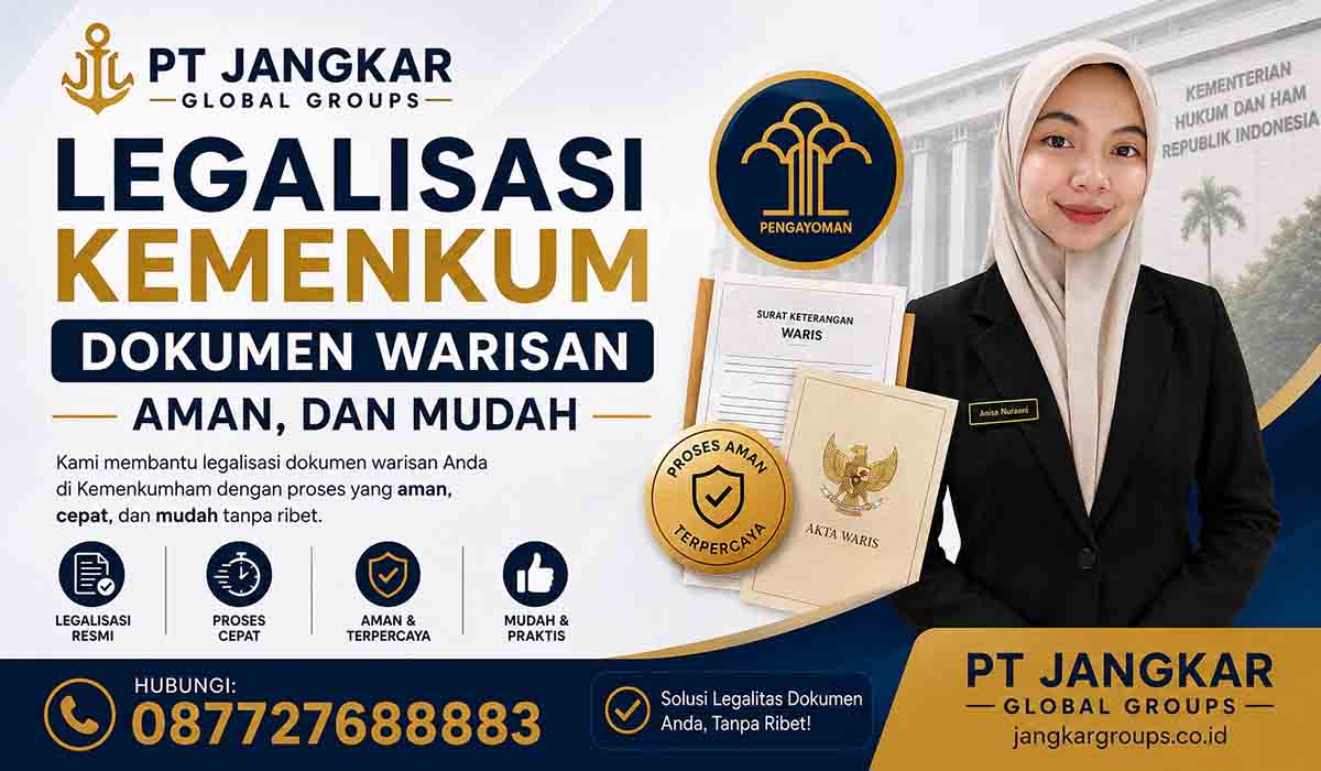 Legalisasi Kemenkum Dokumen Warisan Aman, dan Mudah