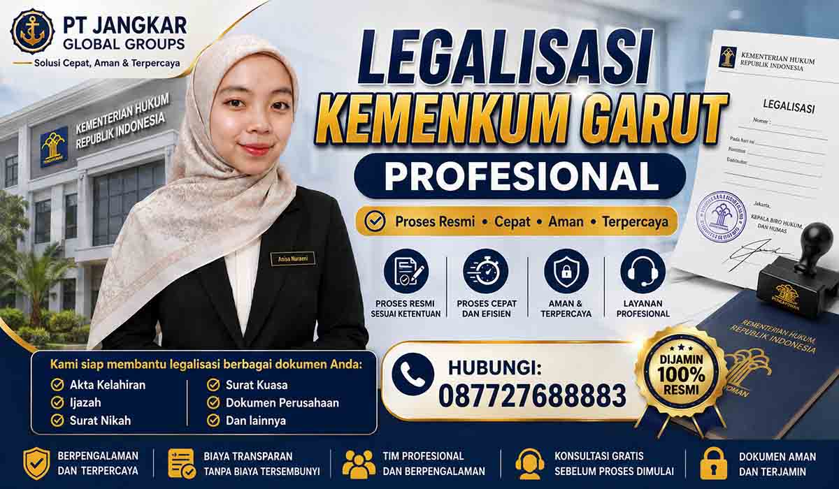 Legalisasi Kemenkum Garut Profesional