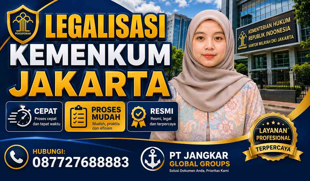 Legalisasi Kemenkum Jakarta Cepat, Proses Mudah, Resmi