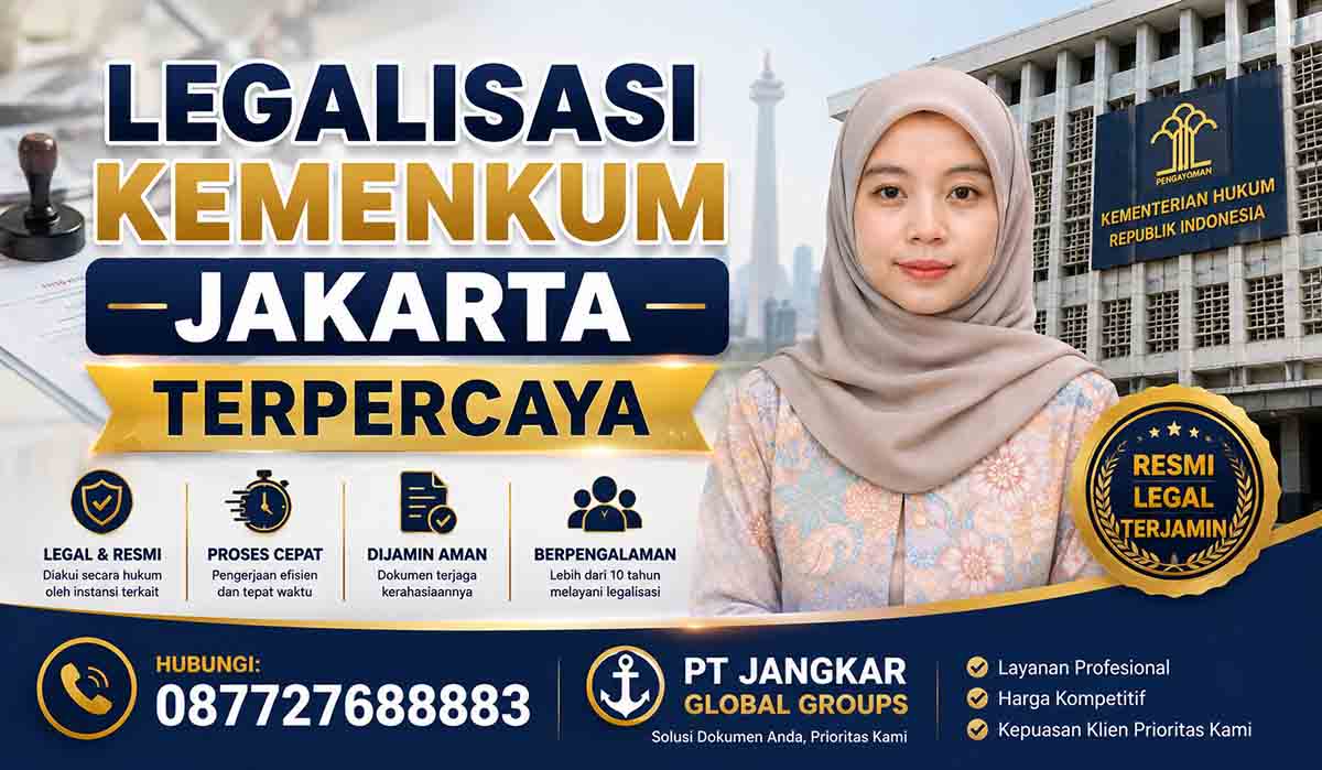 Legalisasi Kemenkum Jakarta Terpercaya
