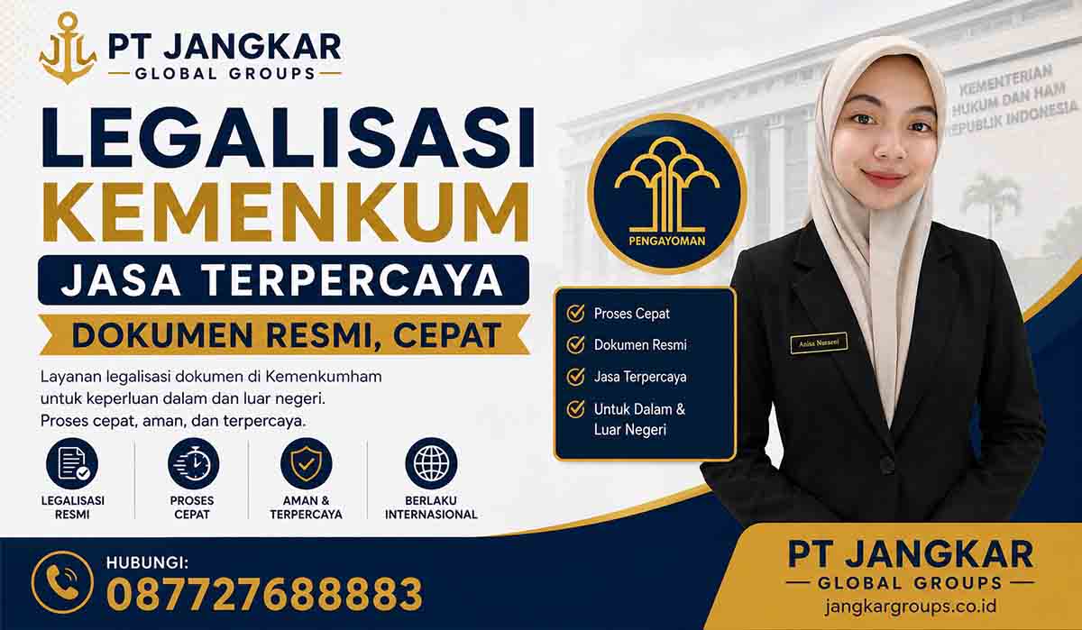 Legalisasi Kemenkum Jasa Terpercaya Dokumen Resmi, Cepat