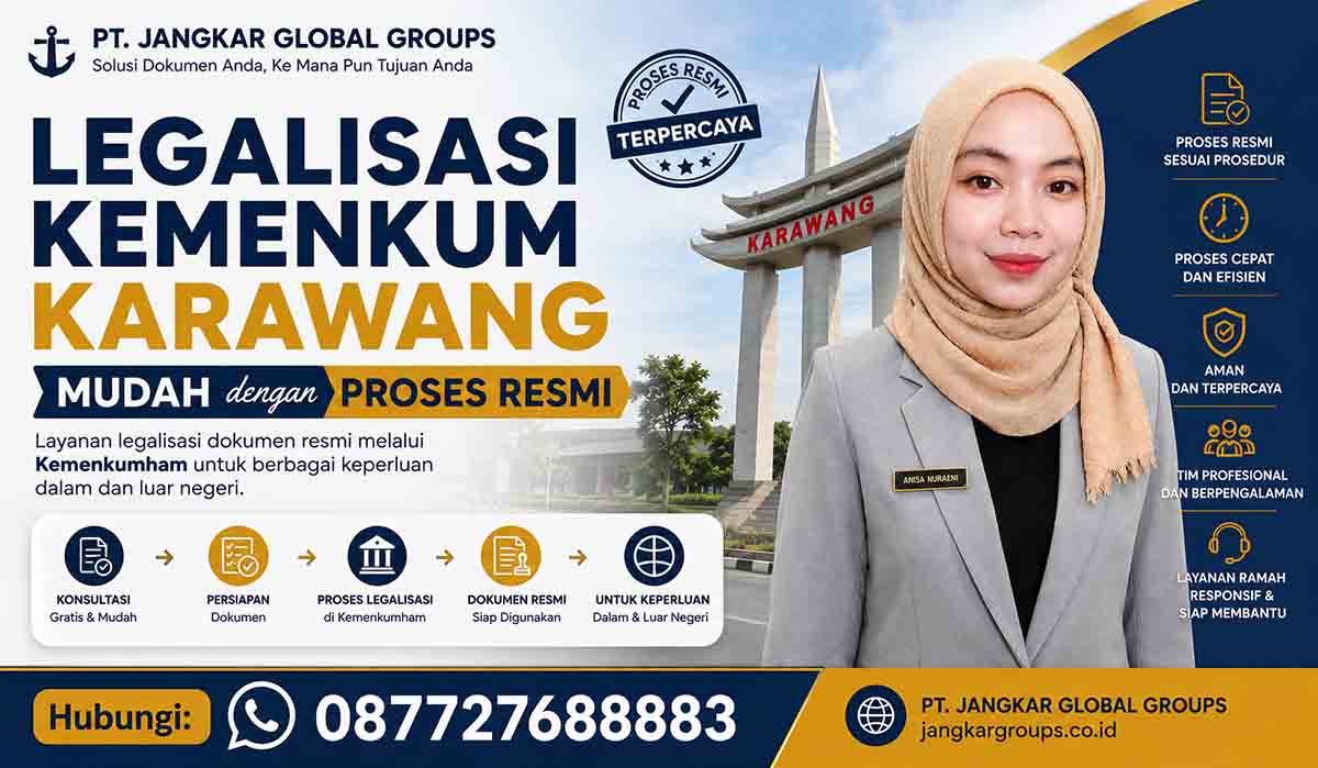 Legalisasi Kemenkum Karawang Mudah dengan Proses Resmi