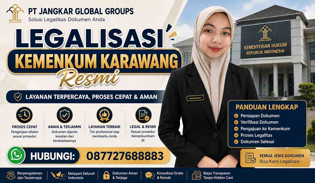 Legalisasi Kemenkum Karawang Resmi Panduan Lengkap