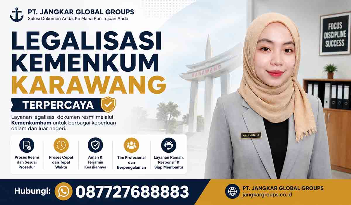 Legalisasi Kemenkum Karawang Terpercaya