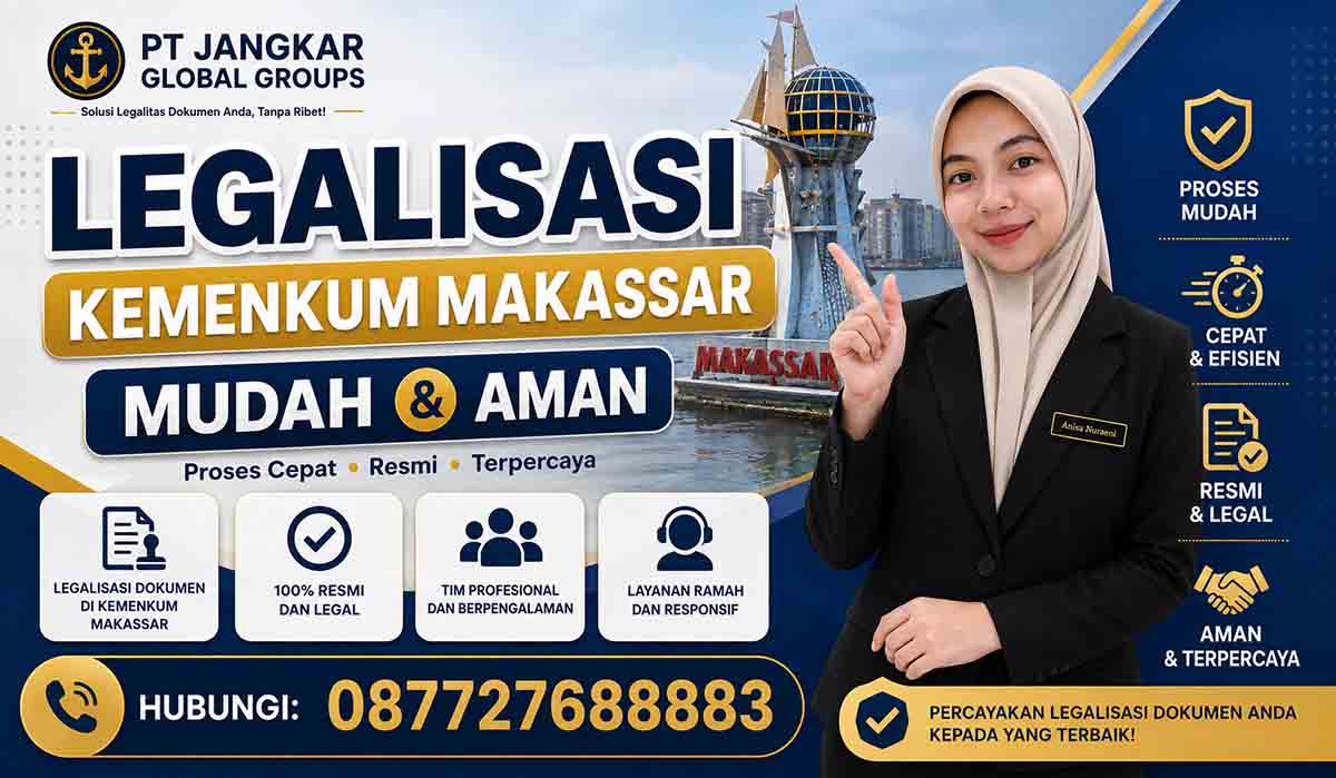 Legalisasi Kemenkum Makassar Mudah dan Aman