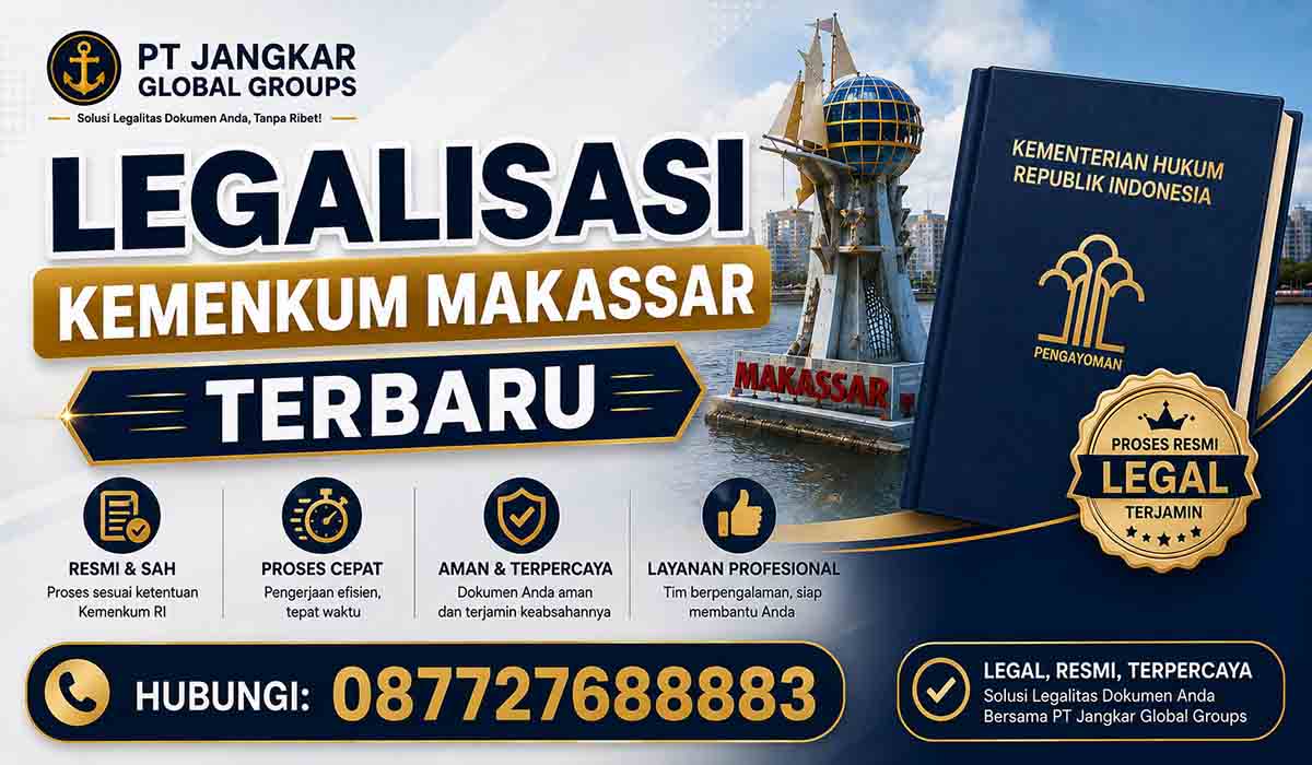 Legalisasi Kemenkum Makassar Terbaru Resmi