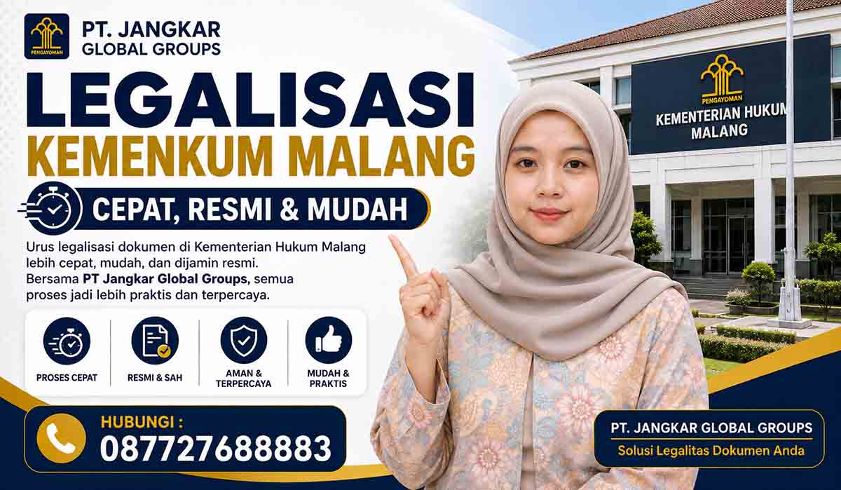 Legalisasi Kemenkum Malang Cepat Resmi dan Mudah