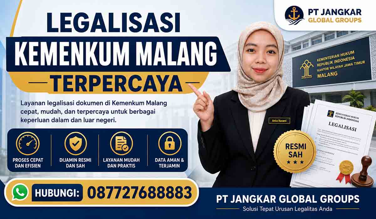 Legalisasi Kemenkum Malang Terpercaya