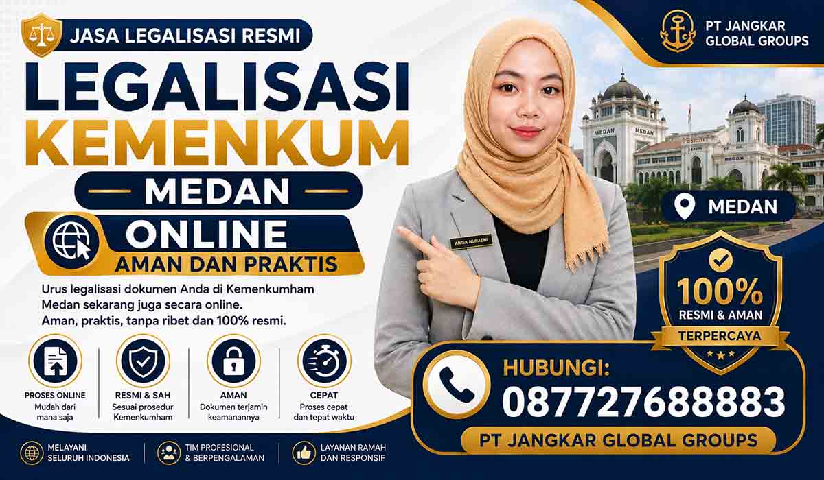 Legalisasi Kemenkum Medan Online Aman dan Praktis