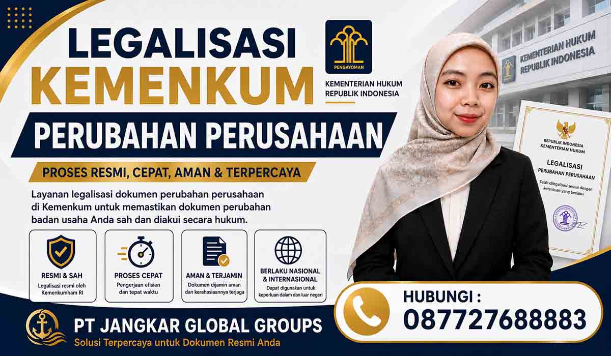 Legalisasi Kemenkum Perubahan Perusahaan