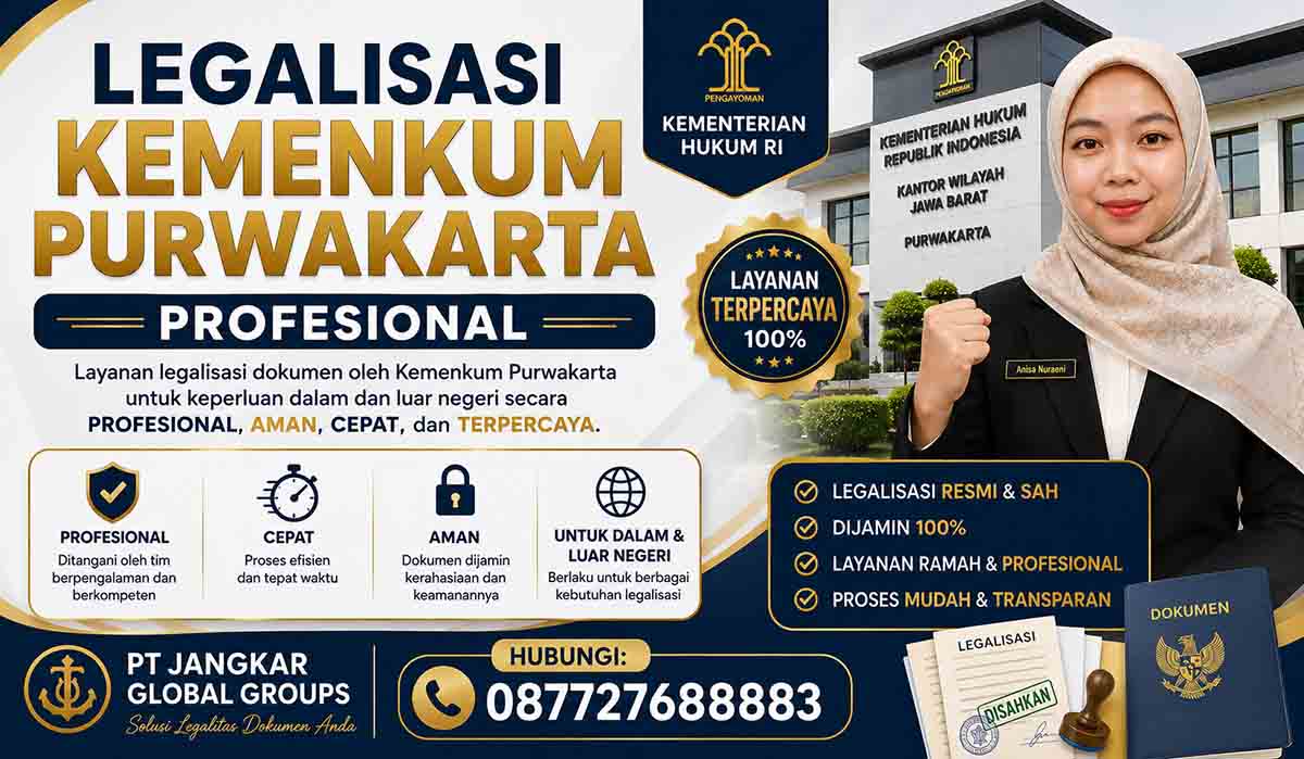 Legalisasi Kemenkum Purwakarta Profesional