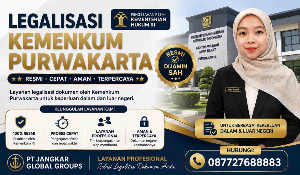 Legalisasi Kemenkum Purwakarta Resmi Layanan Profesional