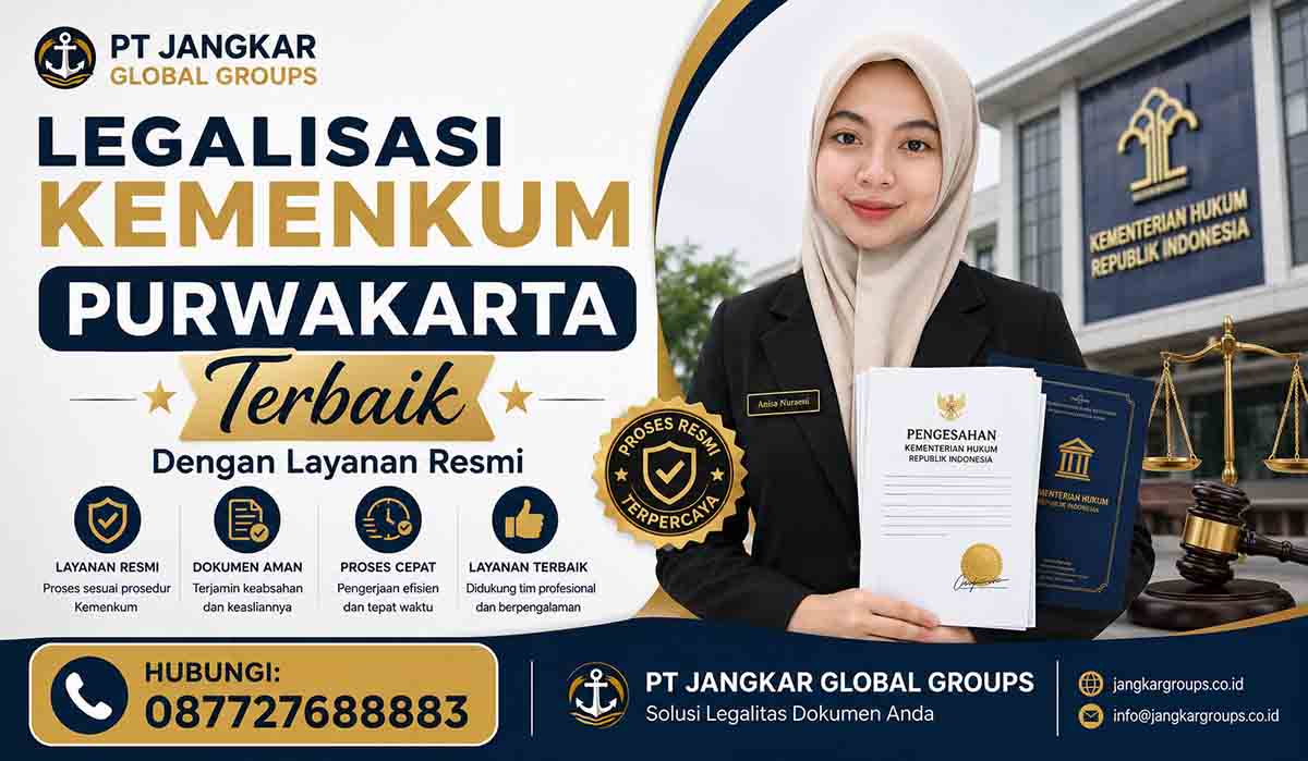 Legalisasi Kemenkum Purwakarta Terbaik dengan Layanan Resmi