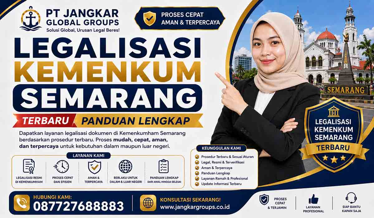 Legalisasi Kemenkum Semarang Terbaru Panduan Lengkap