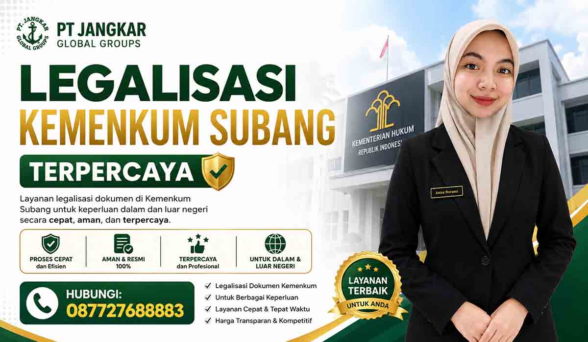 Legalisasi Kemenkum Subang Terpercaya