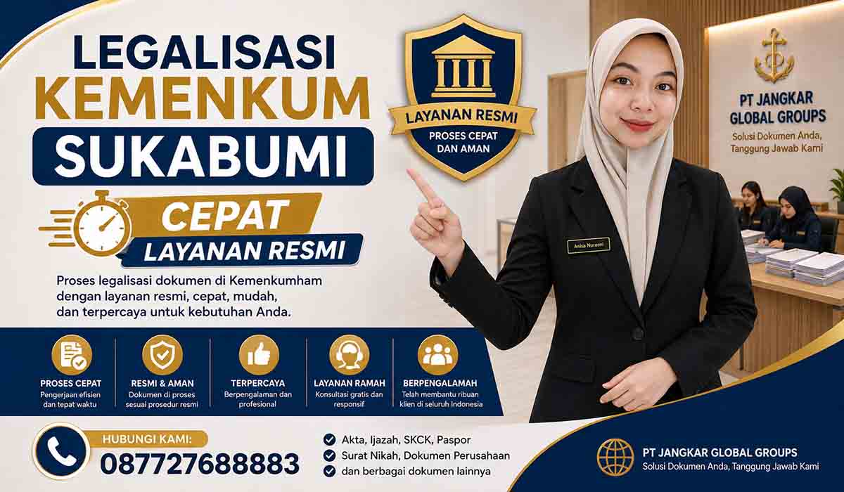 Legalisasi Kemenkum Sukabumi Cepat Layanan Resmi