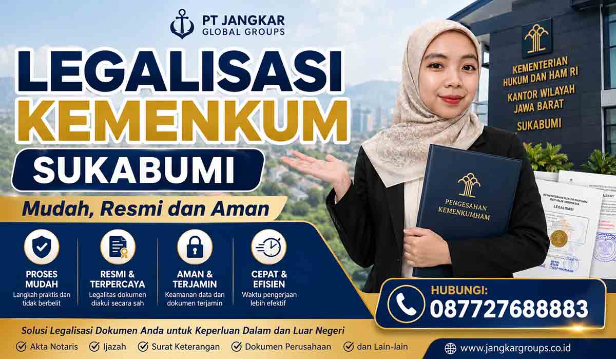 Legalisasi Kemenkum Sukabumi Mudah, Resmi dan Aman