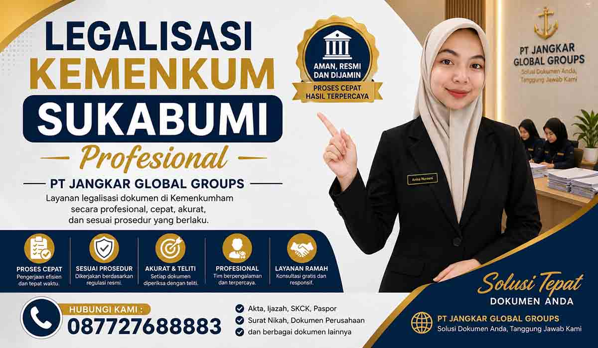 Legalisasi Kemenkum Sukabumi Profesional
