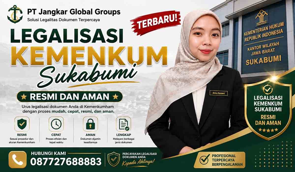 Legalisasi Kemenkum Sukabumi Terbaru Resmi dan Aman
