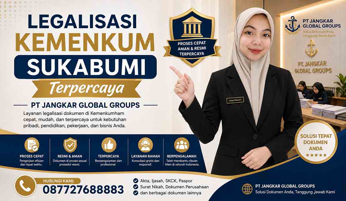 Legalisasi Kemenkum Sukabumi Terpercaya