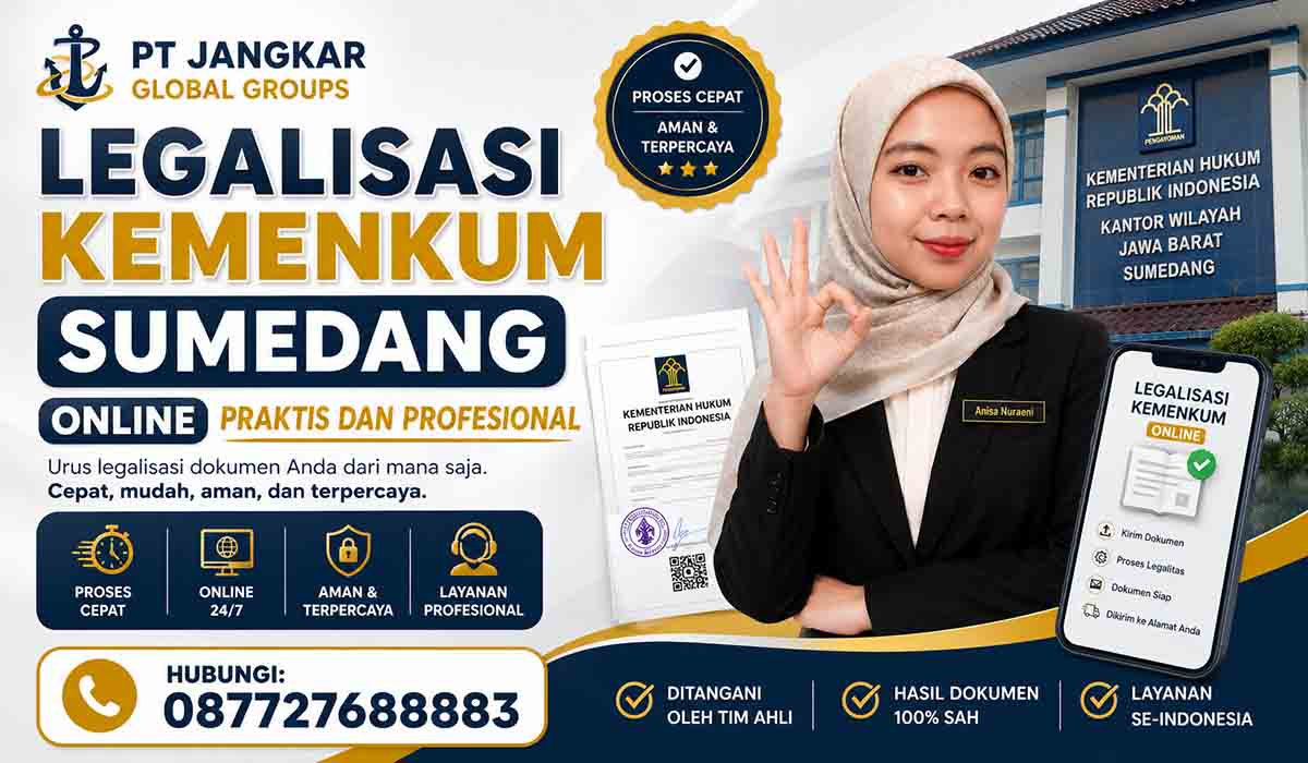 Legalisasi Kemenkum Sumedang Online Praktis dan Profesional