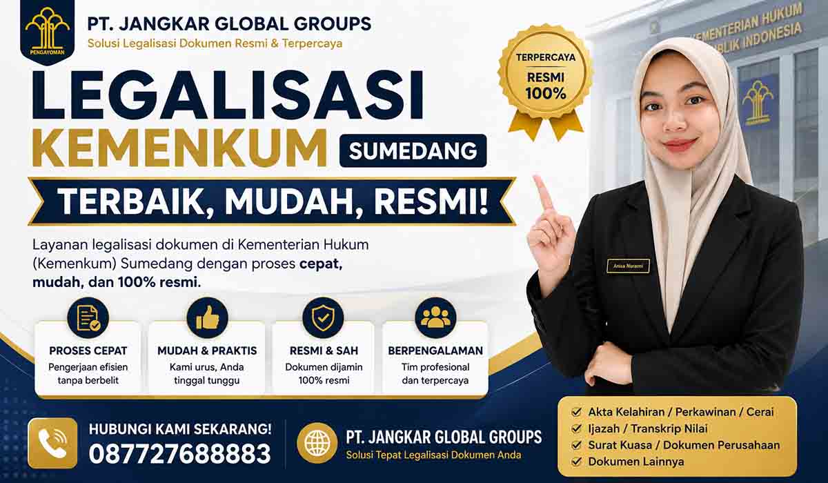 Legalisasi Kemenkum Sumedang Terbaik, Mudah, Resmi