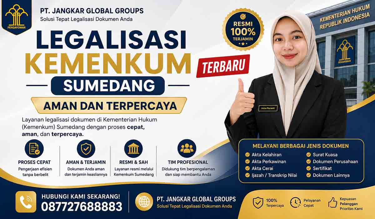 Legalisasi Kemenkum Sumedang Terbaru Aman dan Terpercaya