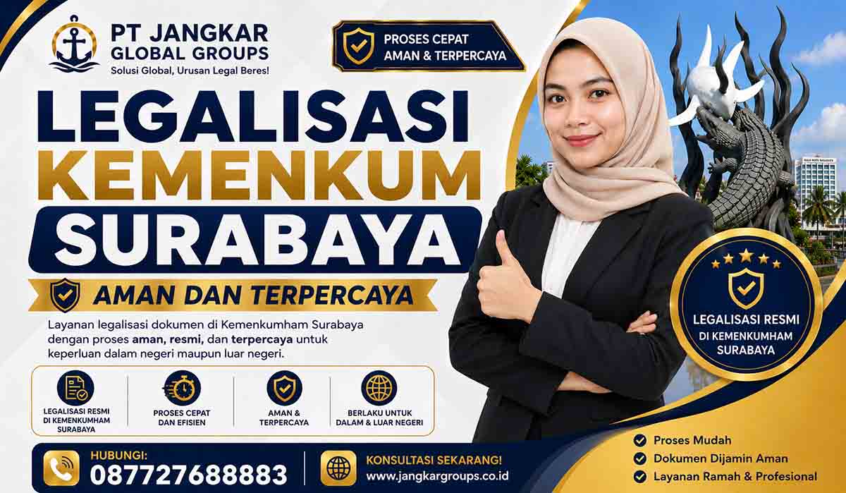 Legalisasi Kemenkum Surabaya Aman dan Terpercaya